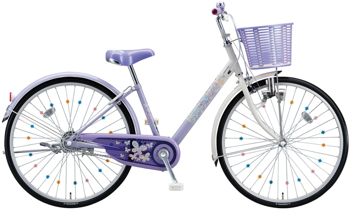 かわいくて元気な自転車