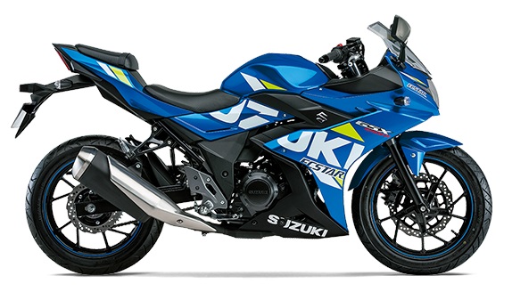 バイク　スズキ　GSX250R　ブルーメタリック　250cc